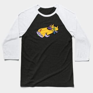 Ollie Oilslick Space Cabbie Baseball T-Shirt